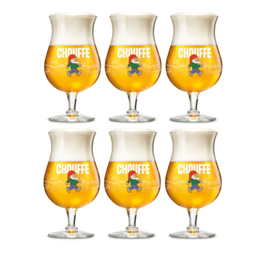 La Chouffe bierglazen - 33cl - 6 stuks