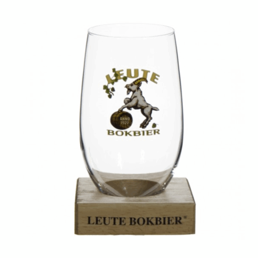 Leutebok Glaswerk + Houder